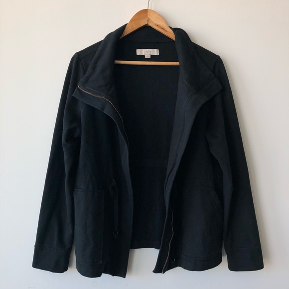 Loft Anne Taylor Black Fall Jacket - Picture 2 of 4